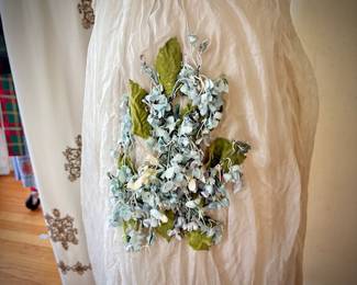 Vintage formal with matching headpiece