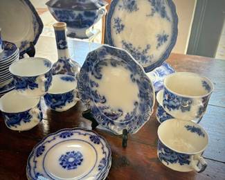 Flow blue china 