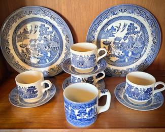 Churchill "Blue Willow" china