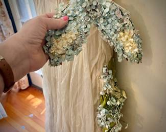 Vintage formal with matching headpiece