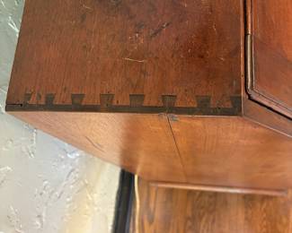 Antique slant-top writing desk mid-1800s