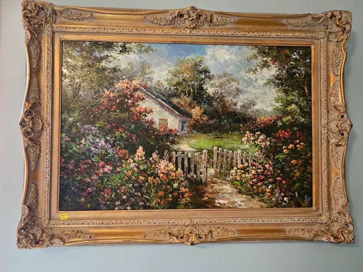 Oil on canvass with beautiful frame