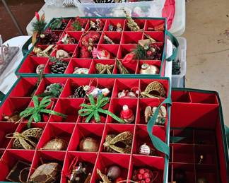 And, Christmas decorations that go on and on....