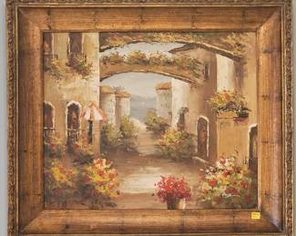 Beautiful oil painting with really beautiful frame