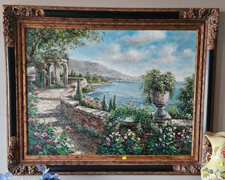 A scene from Italy---- with a beautiful frame. 