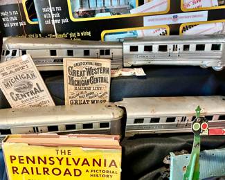 ANTIQUE TRAIN TIMETABLE.