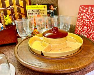 MCM APPETIZER LAZY SUSAN.