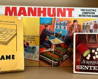SOUGHT AFTER "MANHUNT" BOARD GAME.
