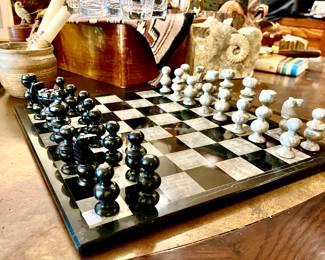 MARBLE STONE CHESS SET
