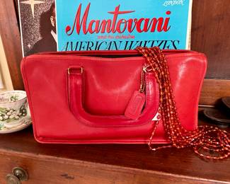 Vintage Coach handbag.  