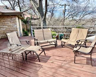 MORE MODERN PATIO FURNITURE.