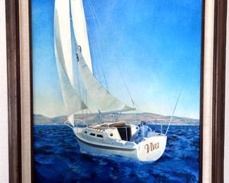 Nautical painting decor