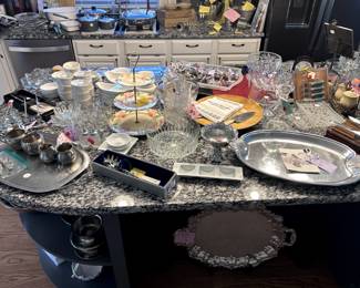 Kitchen items and serving pieces