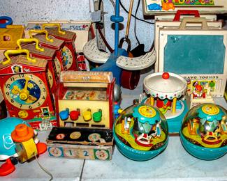 VINTAGE FISHER PRICE TOYS