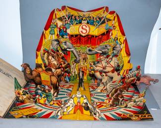 ORIGINAL! TONY AND THE CIRCUS BOY POP UP BOOK - BY KUBASTA CZECH.