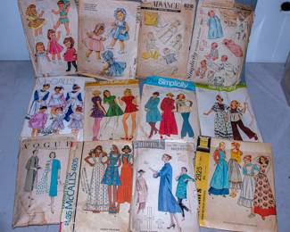 VINTAGE CLOTHING PATTERNS