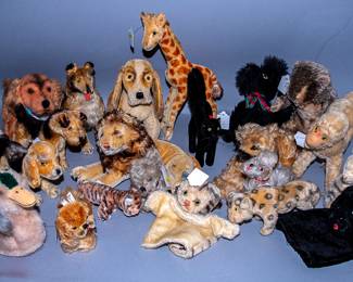 VINTAGE STEIFF STUFFED ANIMALS