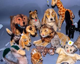 VINTAGE STEIFF STUFFED ANIMALS