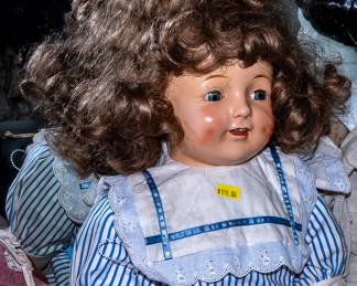 VINTAGE SHIRLEY TEMPLE COMPOSITION DOLL
