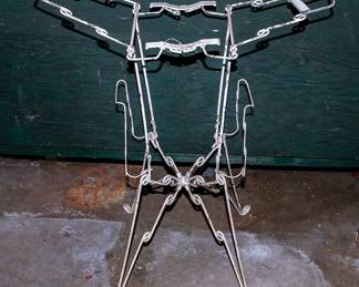VICTORIAN WIRE BOOK STAND