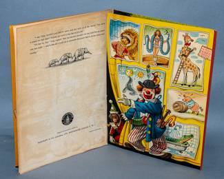 ORIGINAL! TONY AND THE CIRCUS BOY POP UP BOOK - BY KUBASTA CZECH.
