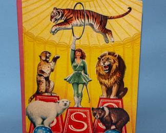 ORIGINAL! TONY AND THE CIRCUS BOY POP UP BOOK - BY KUBASTA CZECH.