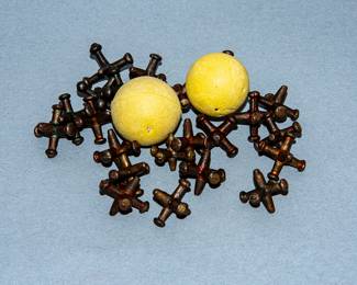 VINTAGE BALL AND JACKS SET
