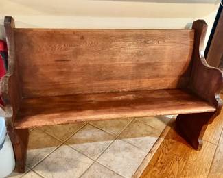 Vintage Church Pew