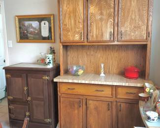 Kitchen Cupboard, Old Fashioned Style Ice Box