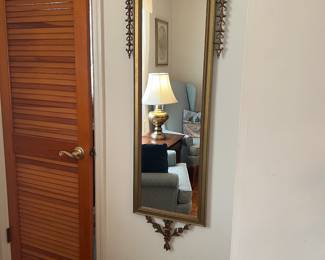 Turner wall mount stool w dressing mirror 