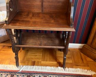 Small table stand and book rack 