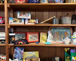 Tins 
Lunch boxes 
Old magazines and digest magazines 