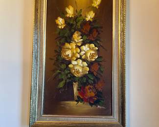 Painted on canvas by Bell