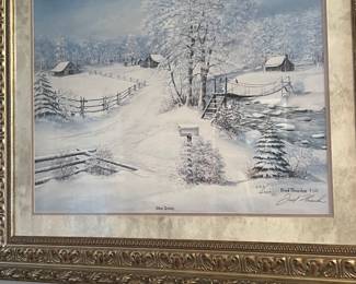 Fred thrasher Silent Serenity framed print  