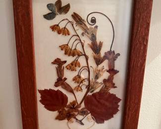 Flower pressed print 