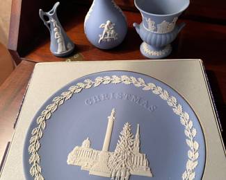 Blue Wedgwood 
1970 Christmas plate 