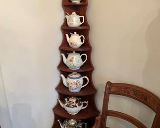 Cherry corner shelf 