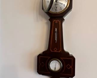 Sessions wall and weather  clock 