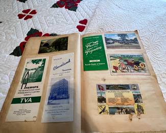 Vintage Scrapbook belonging to Betty Harris 