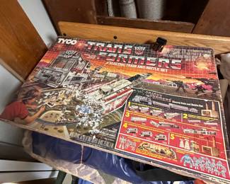 G1 Transformers (1980's) Tyco Train Set. Appears to be unused. See description of sale for more info.
