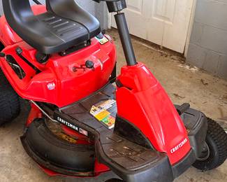 Craftsman R110 Riding Mower - Low hours - the homeowner was unable to mow his lawn due to health reasons so it has sat for ~2 years. It will certainly need a tuneup, but given how little it was used, it should work fine.