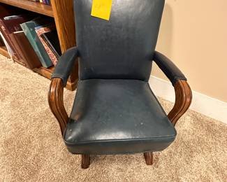Child's leather chair