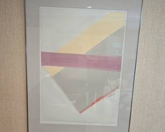 Original Abstract signed by artist - R R Pasucci