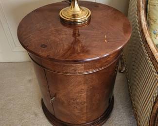 Pair of Henredon Drum Tables