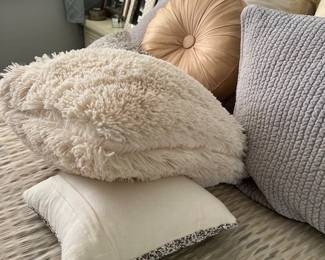 Dozens of throw pillows