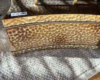 Unique hammered metal box