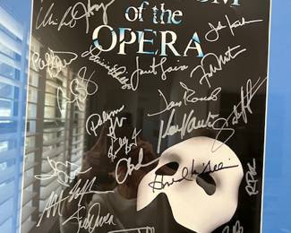 Phantom Of The Opera signed NYC cast