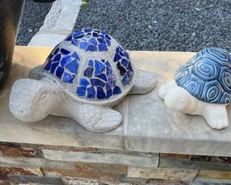 Cement turtles