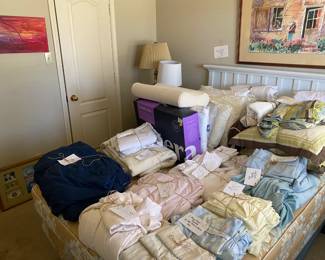 Sheet sets, pillows