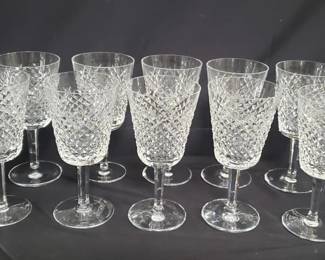 Lot # : 419 - 10 Waterford crystal Alana goblets